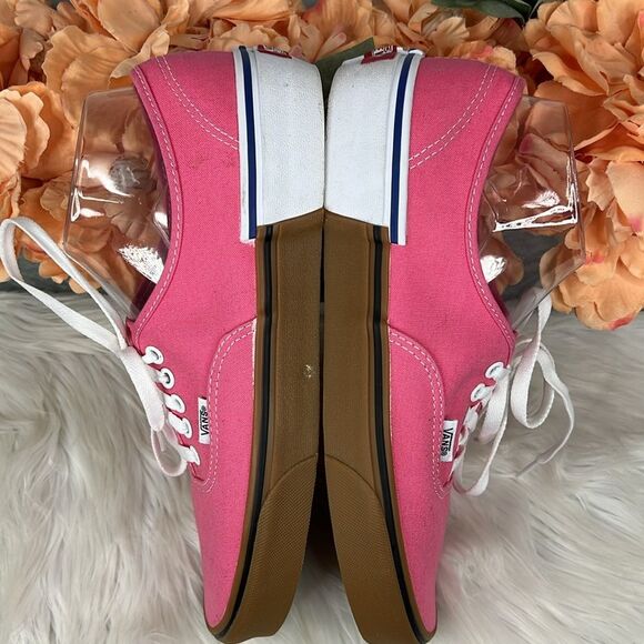 Vans Authentic Skate Shoe - Pink / Gum Size 11 - Picture 5 of 8